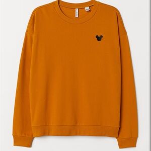 Disney Crewneck Sweater in Orange